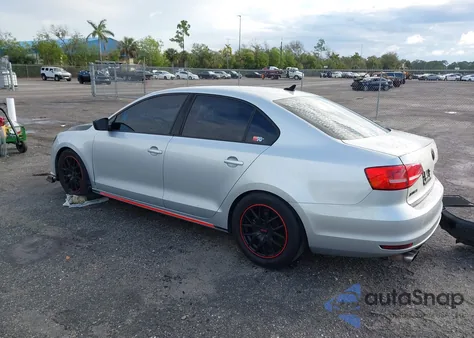 2015 Volkswagen Jetta 1.8T Se из США, поврежденный, VIN 3VWD07AJ3FM319199